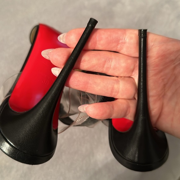 Christian Louboutin Open Toe Stilettos - Picture 7 of 7